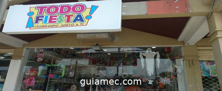 Venta de accesorios para fiestas, globos; garzocentro en Guayaquil