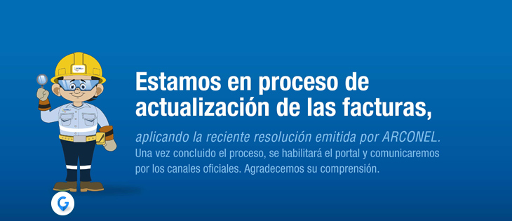Consulta de planilla de luz  en Región costa
