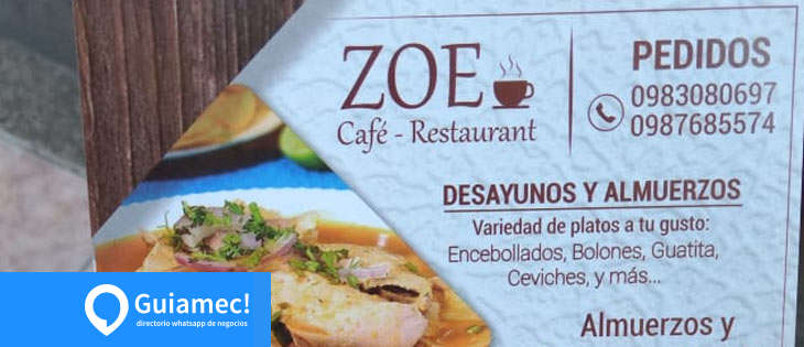 Café restaurante en Guayaquil