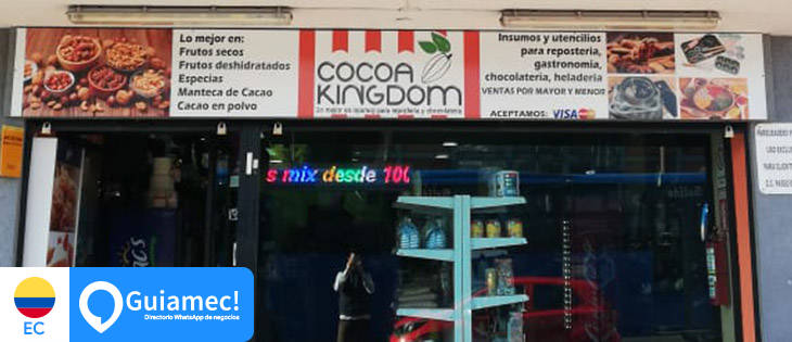 chocolate, insumos, repostería, panadería en Quito