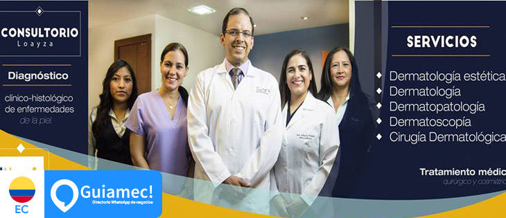 Especialista en la piel, psoriasis, acné, estética en Guayaquil