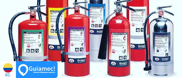 equipos contra incendio  en Guayaquil