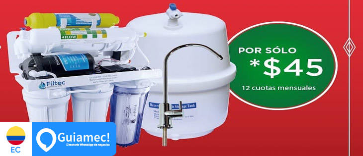purificador, purificador de agua, sistema de purificación  en Guayaquil