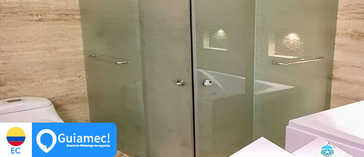 puertas de vidrios Guayaquil, puertas de baño Guayaquil, vidrio templado para baño Guayaquil en Guayaquil