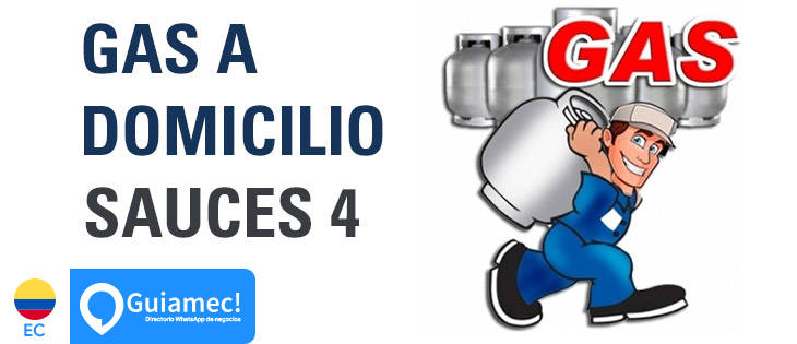 Gas a domicilio, distribuidor Sauces 4 en Guayaquil