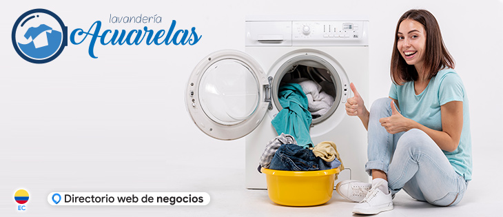 Lavandería ropa, lavandería acuarelas del río, lavandería norte en Guayaquil